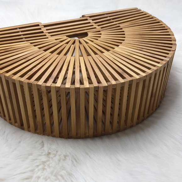 Half Moon Bamboo Handbag Brand New - Picture 5 of 7